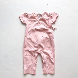 Janie & Jack floral kimono jumpsuit GUC 3-6 months